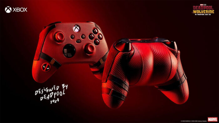 Exclusieve Deadpool uitvoering van de Xbox controller