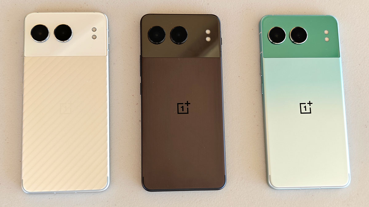 De drie verschillende uitvoeringen van de OnePlus Nord 4