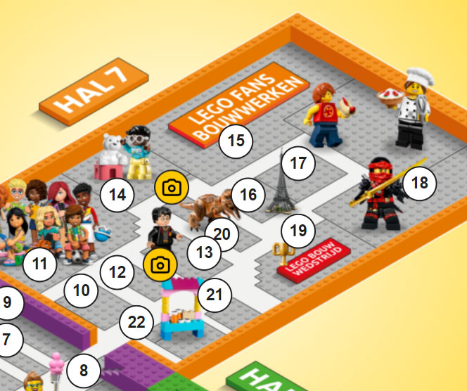 lego world plattegrond hal 7