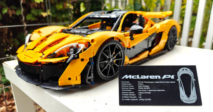 mclaren p1 met plaatje