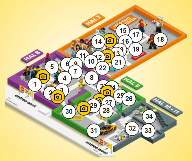 plattegrond lego world 2024